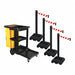 Barrier Systems Post Black 10 ft Belt