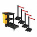 Barrier Systems Post Black 10 ft Belt