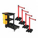 Barrier Systems Post Red 9 ft Belt