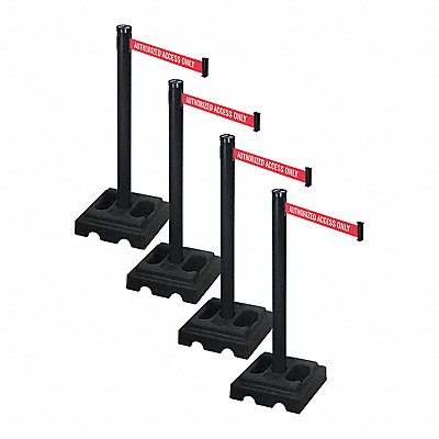 Barrier Systems Post Black 10 ft Belt