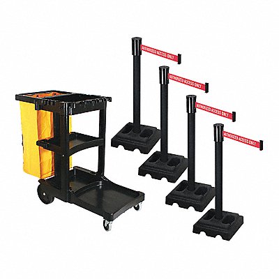 Barrier Systems Post Black 15 ft Belt