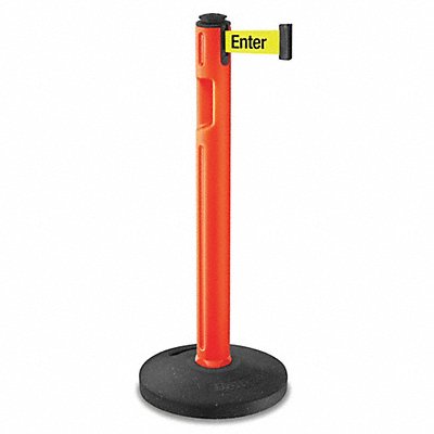 J5949 Barrier Post 38-1/4 H Orange