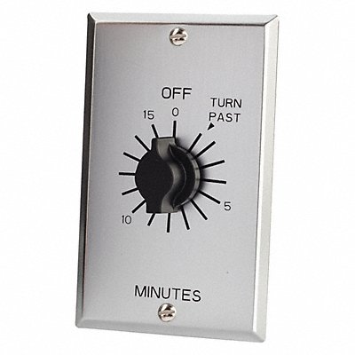 Spring-Wound Timer Range 0 to 15 min.