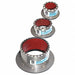 Firestop Pipe Collar 4-59/64 H Silver