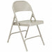 Folding Chair Steel Gray PK4