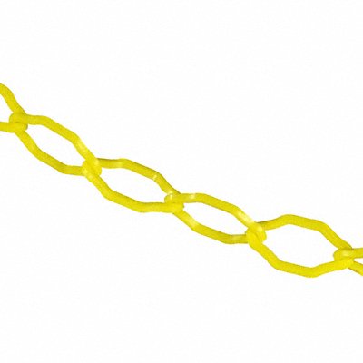 Plastic Chain 2In x 50 ft Yellow