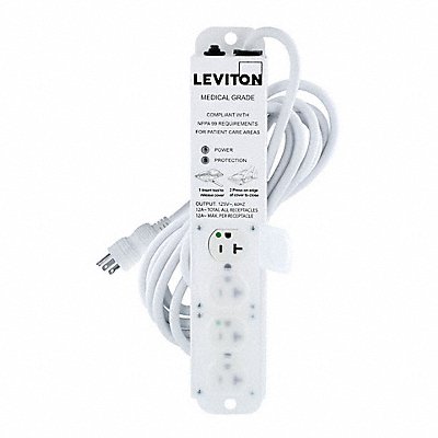 Outlet Strip 20 A 15 ft Cord L 4 Outlets