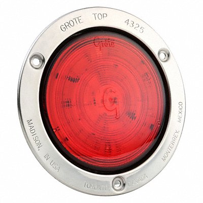 Stop/Turn/Tail Light Round Red