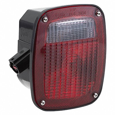 Stop/Turn/Tail Light Square Red 5-3/4 L