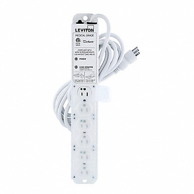 Outlet Strip 15 A 15 ft Cord L 6 Outlets