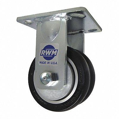 Kingpinless Plate Caster Rigid 1100 lb.