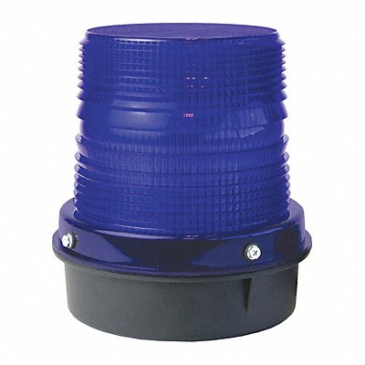 Strobe Light Aluminum/Plastc Blue 120VAC