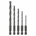 Hex Shank Drill Set 5pc HSS