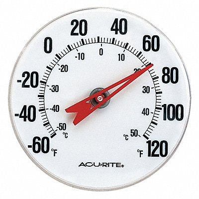 Analog Thermometer 5 Dial Size