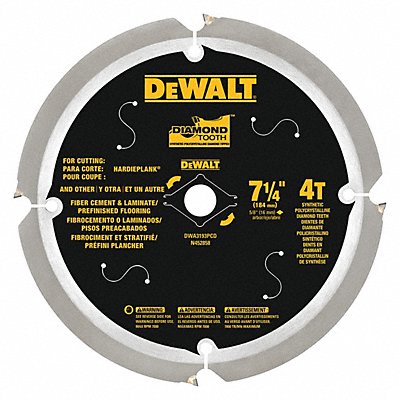 Circular Saw Blade 7 1/4 in 4 Teeth