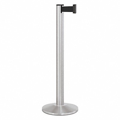 J5955 Barrier Post Steel Satin