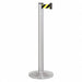 J5955 Barrier Post Steel Satin