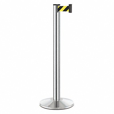 J5955 Barrier Post Steel Chrome