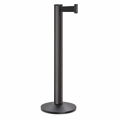 J5956 Barrier Post Steel Black Wrinkle