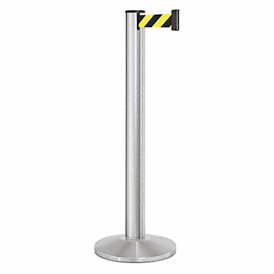 J5956 Barrier Post Steel Satin