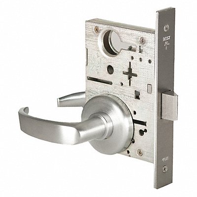 Lever Lockset Passage Backset 2-3/4 