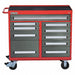 Rolling Tool Cabinet Red Ind Prem Duty