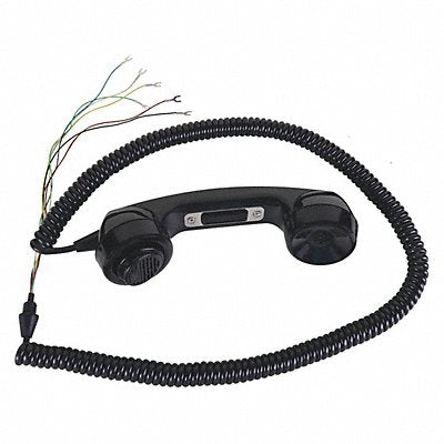 Handset Kit Black Plastic