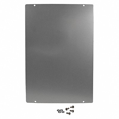 Blank Panel Gray Metal