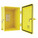 Weatherproof Phone Enclosure Yellow 15 H