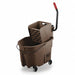 E4108 Mop Bucket and Wringer Brown 8 3/4 gal