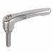 Adjustable Handle #10-24 Stainless Steel