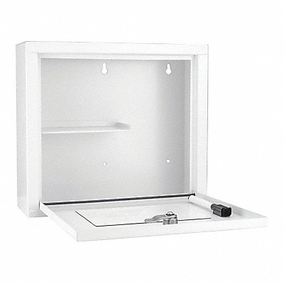 Wall Supply Cabinet 9-1/2 H White 1 Door