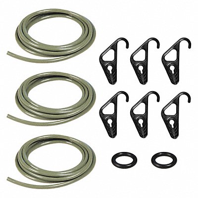 Bungee Cord Kit Black 10 ft L