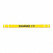 Clearance Bar 7-3/8 O.D. 96 L Yellow