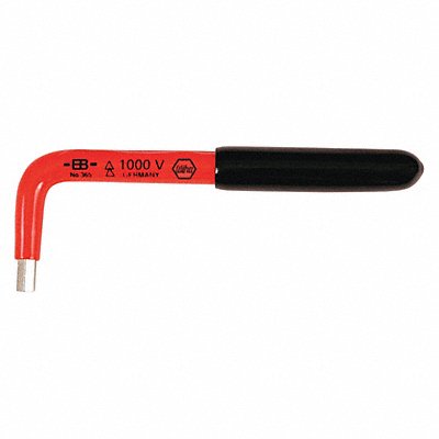 Hex Key L Shape Metric 4-1/2 L Handle