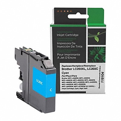 Ink Cartridge Cyan Remanufactured