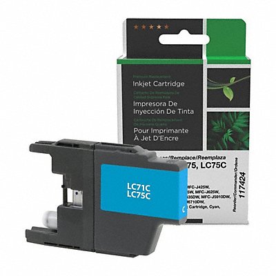 Ink Cartridge Cyan Remanufactured