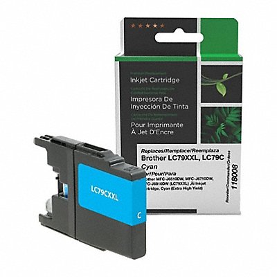 Ink Cartridge Cyan Remanufactured