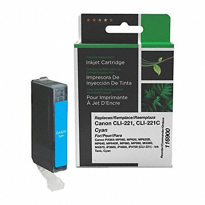 Ink Cartridge Cyan Remanufactured