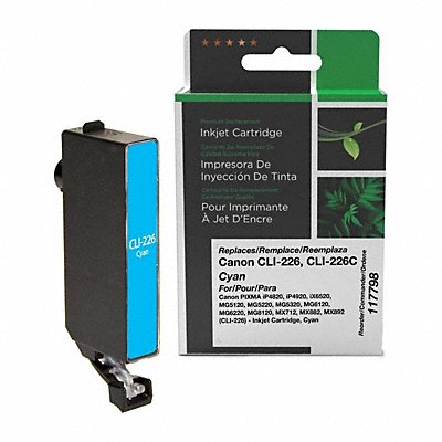 Ink Cartridge Cyan Remanufactured