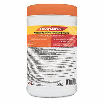 Food Service Wipes 100 ct Canister PK6