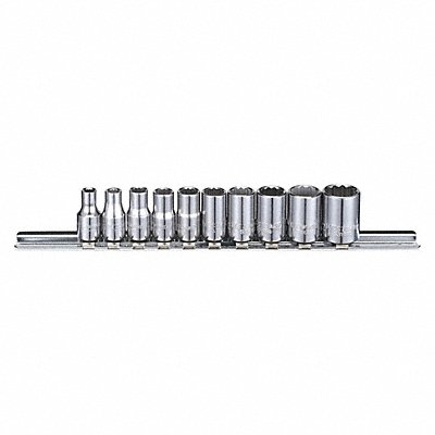 Socket Set Chrome SAE 12-Point