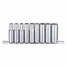 Socket Set Chrome 1/4in to 5/8in 6 Point