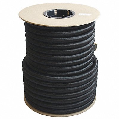 Bungee Cord Roll Black 100 ft L