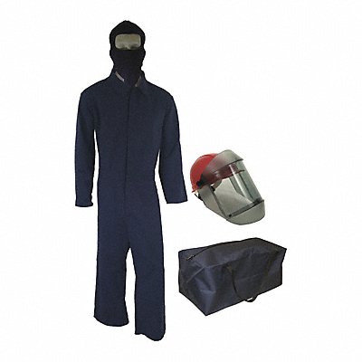 Arc Flash Suit Kit Navy Blue XL