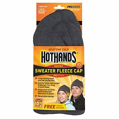 Heated Fleece Hat Universal Gray PR