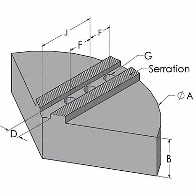 Lathe Jaw 3/8 Aluminum