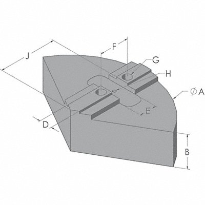 Lathe Jaw 5/8 Aluminum