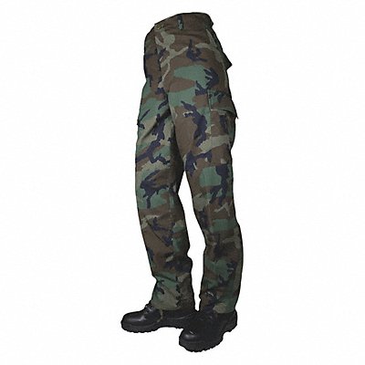 Mens Tactical Pants Size R/40 Woodland