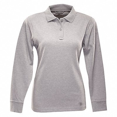 Womens Polo Size XL Heather Gray